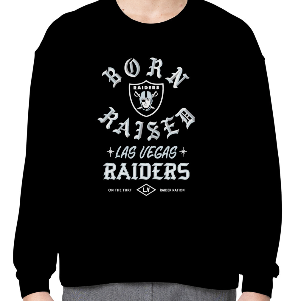 Official Born x raised Las Vegas Raiders on the turf raider nation