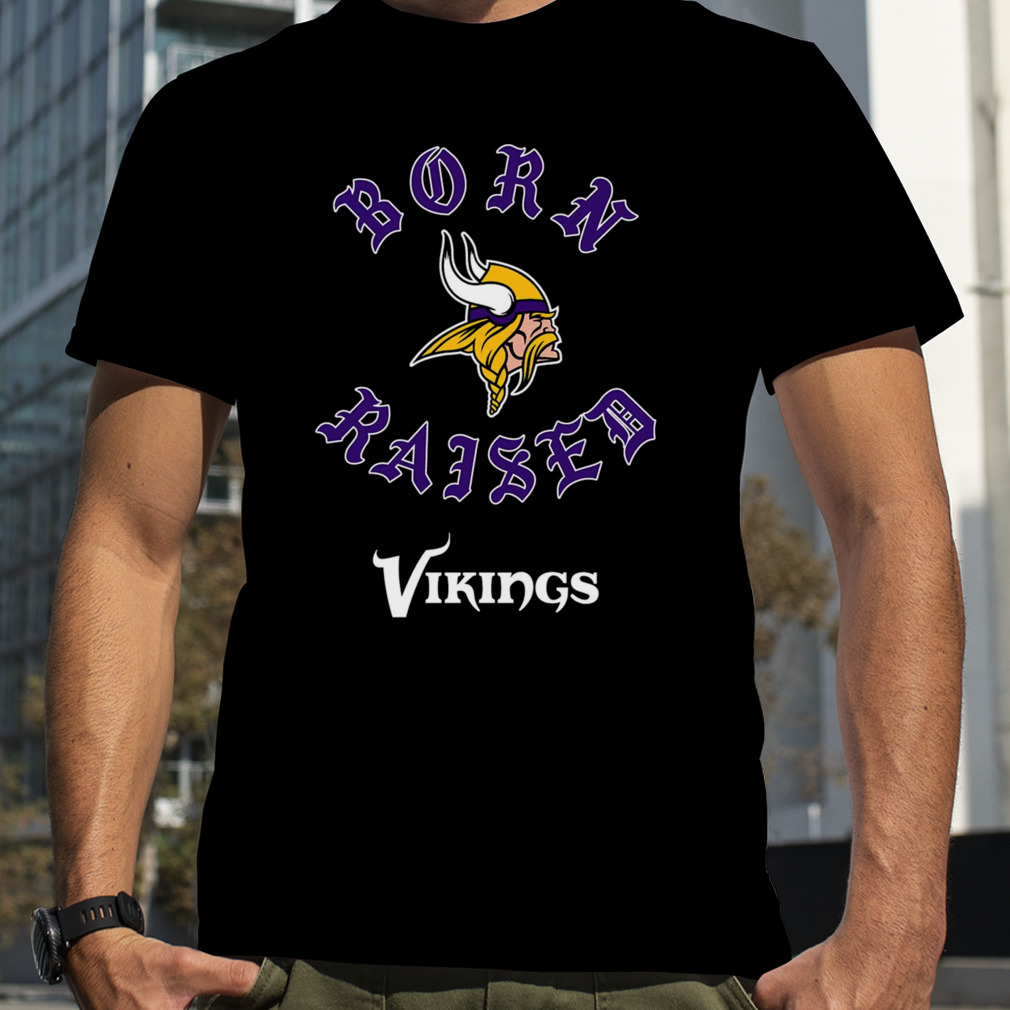 : Viking T-Shirt Mens Born as Viking Tee Shirt Vikings