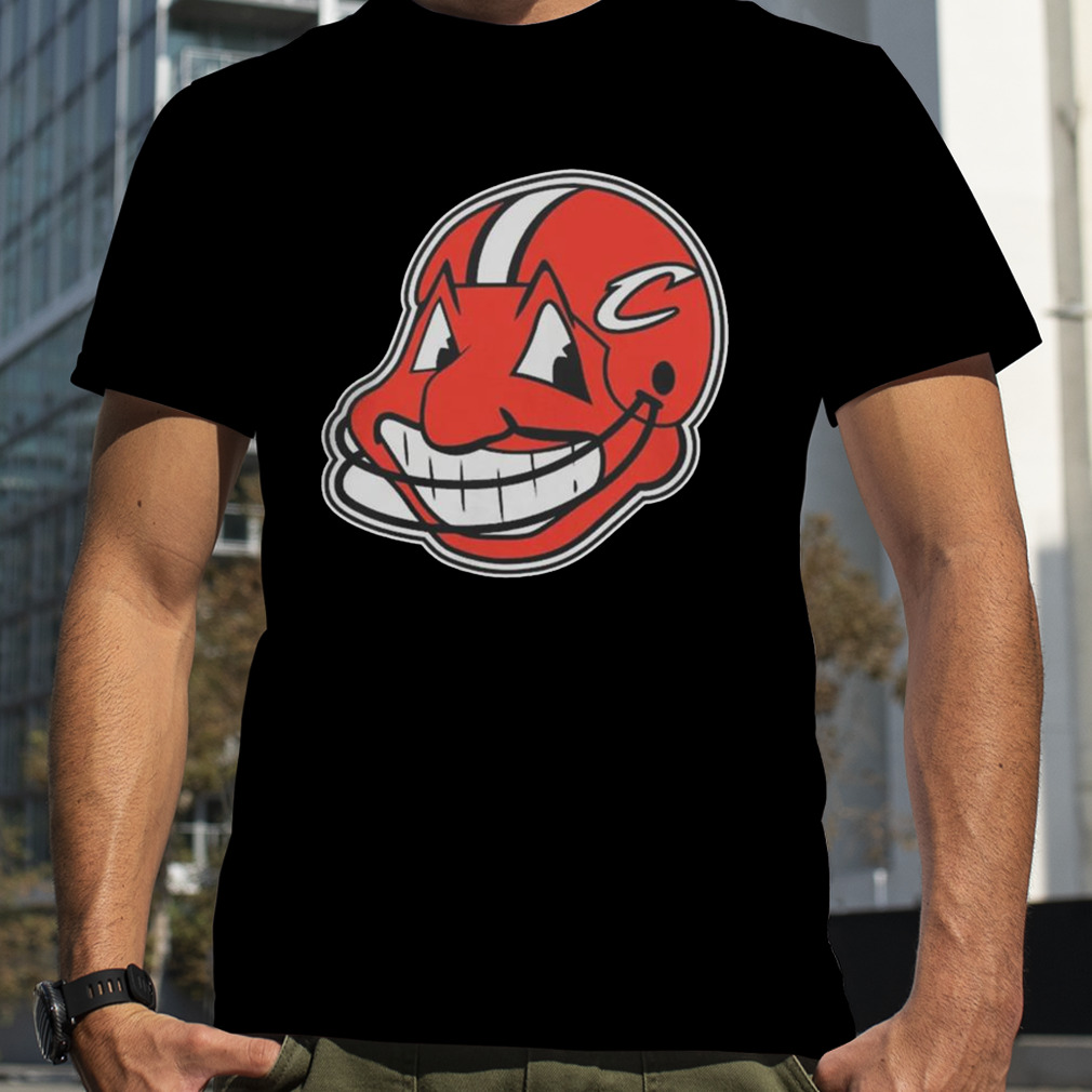 Cleveland indians Cleveland browns mash up logo shirt