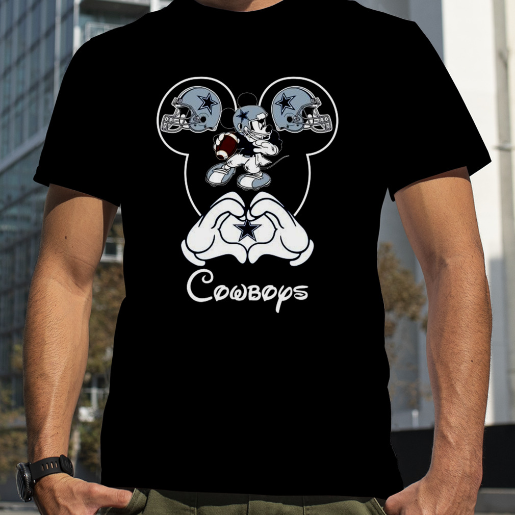 Disney Mickey Mouse Love Dallas Cowboys 2023 T Shirt - Limotees