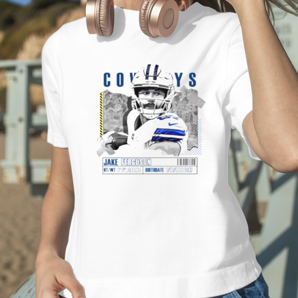 Jake Ferguson 87 Dallas Cowboys football player poster shirt, hoodie,  sweater, long sleeve and tank top