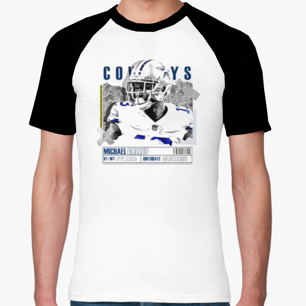 Michael Gallup Football Paper Poster Dallas Cowboys Shirt - Peanutstee