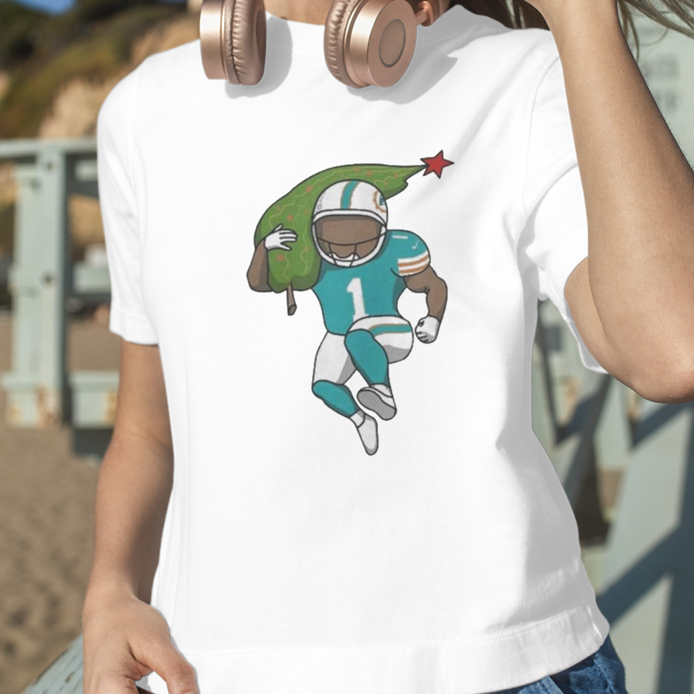 Miami Dolphins Christmas Tree Nfl Shirt - Peanutstee