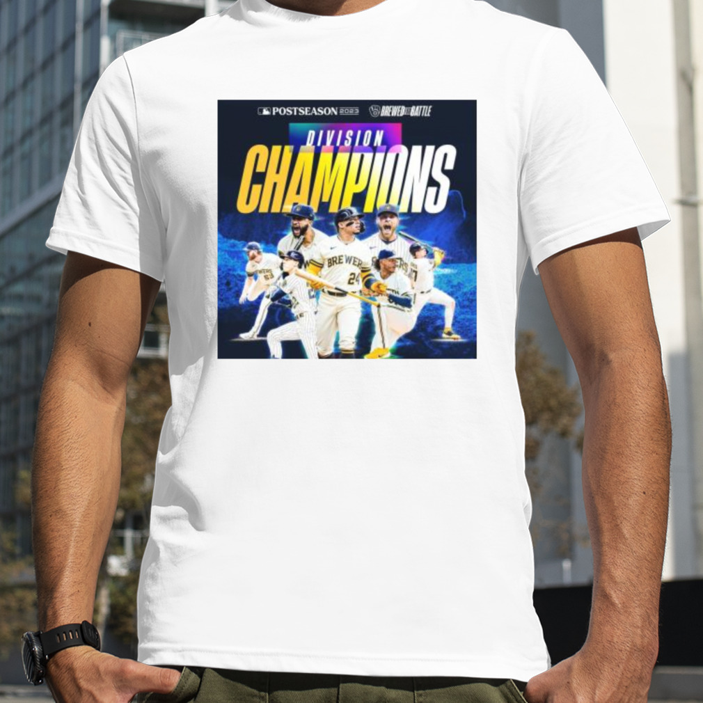 Milwaukee Brewers Postseason 2023 Division Champions Brewed For Battle Shirt  - Peanutstee