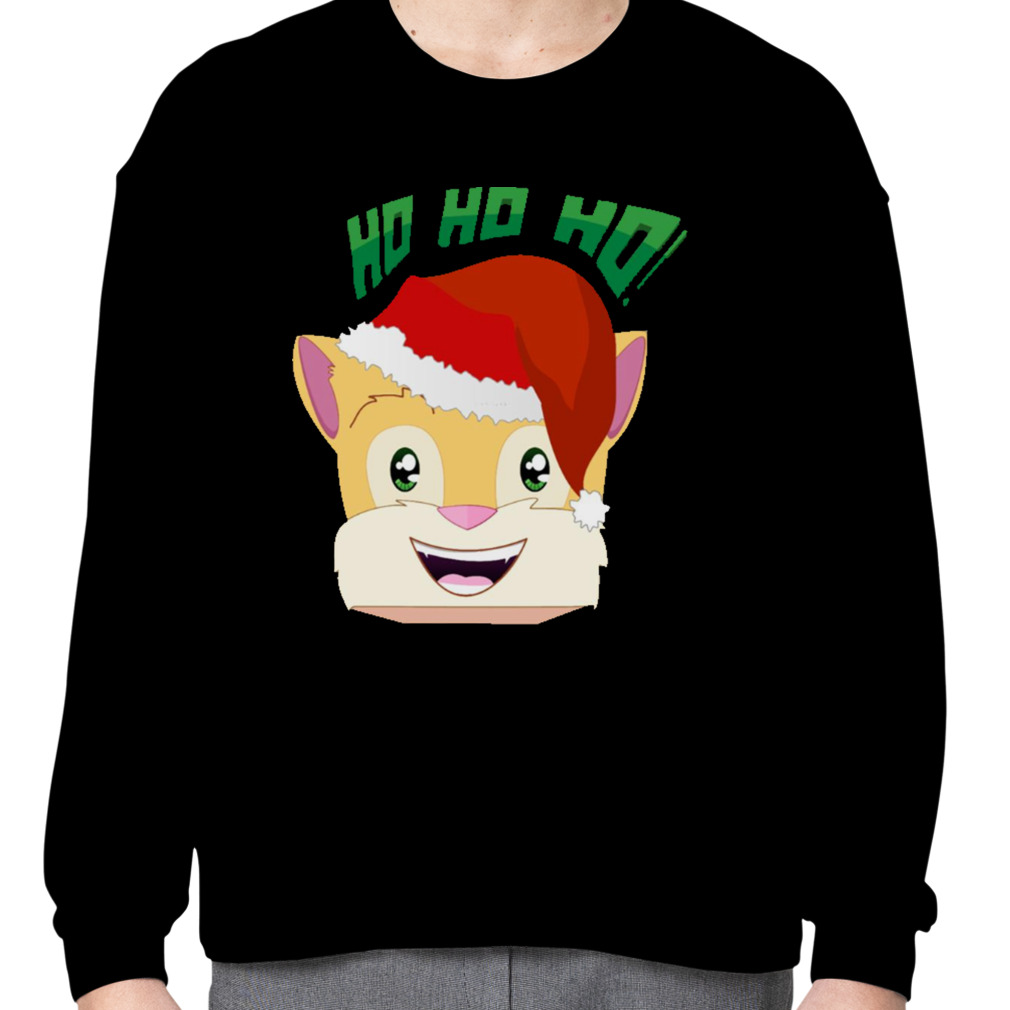 Minecraft Youtuber Stampy Cat Santa Christmas Winter shirt