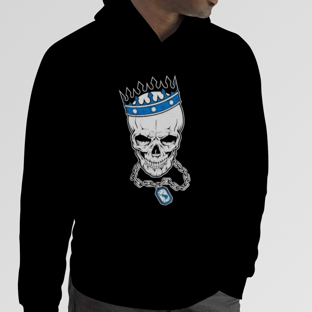 NFL Detroit Lions Skull Rock With Crown 2023 shirt, hoodie