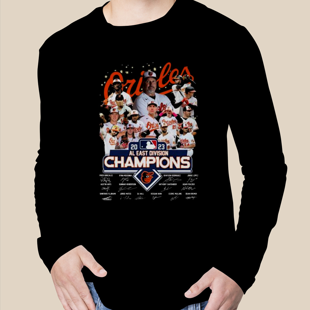 Design Orioles 2023 al east division champions team player shirt -  EnvyfashionTee
