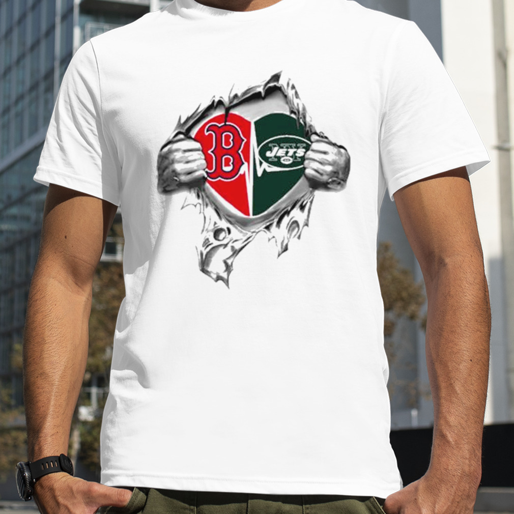 Blood Inside Me Boston Red Sox And New York Jets 2023 shirt