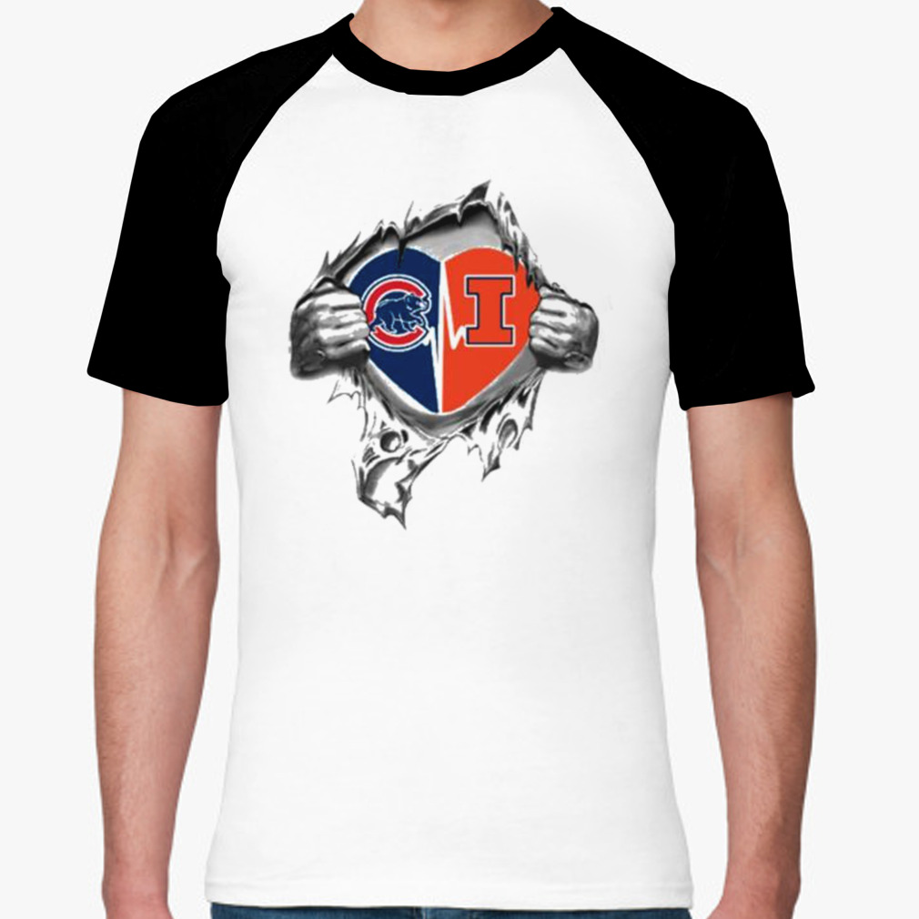 Blood Inside Me Chicago Cubs And Illinois Fighting Illini 2023 Shirt