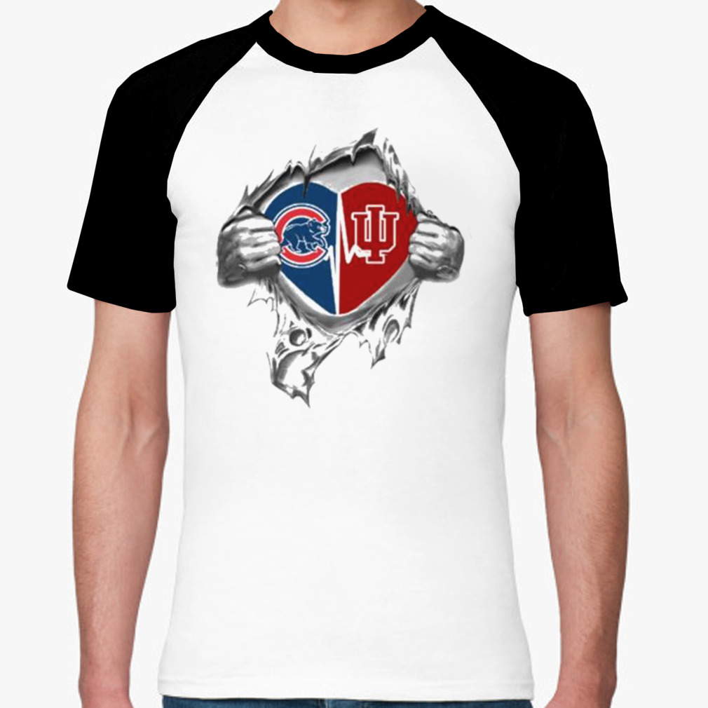 Blood Inside Me Chicago Cubs And Indiana Hoosiers 2023 shirt