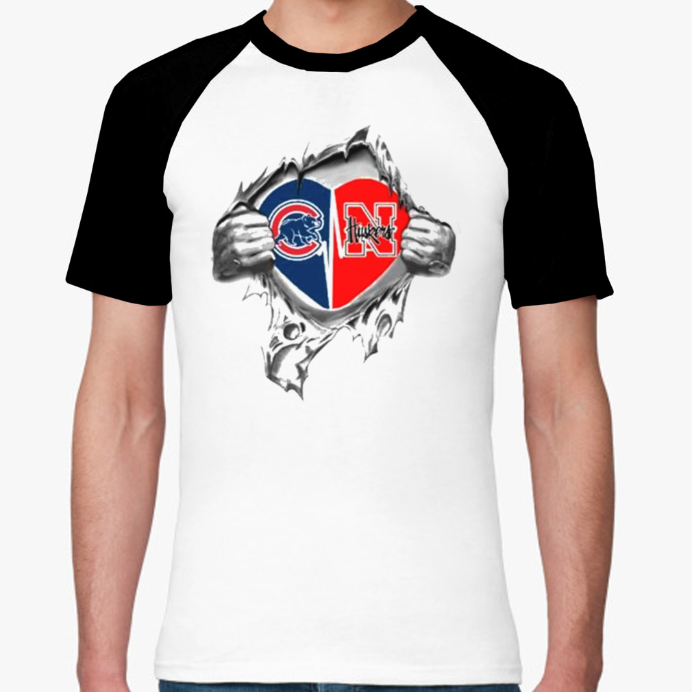 Blood Inside Me Chicago Cubs And Nebraska Huskers 2023 Shirt