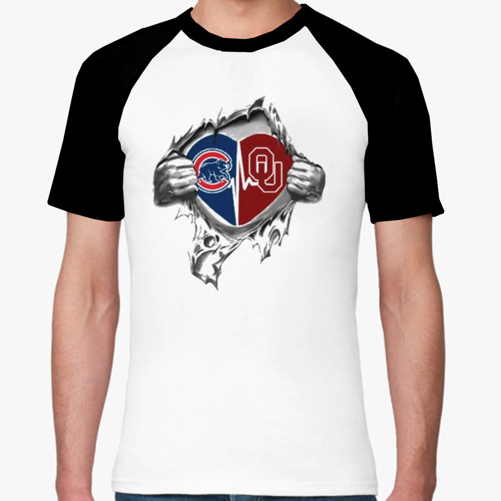 Blood Inside Me Chicago Cubs And Oklahoma Sooners 2023 Shirt