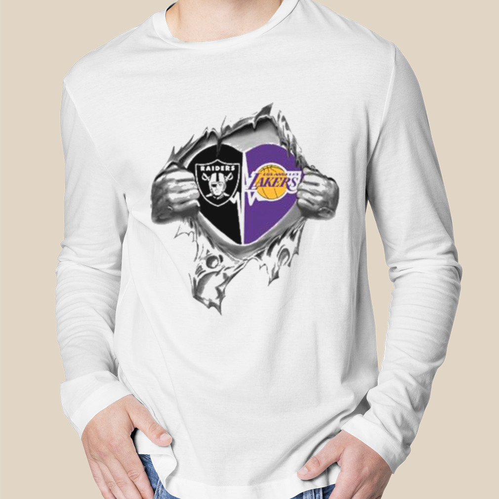 Official Blood Inside Me Los Angeles Dodgers And Los Angeles Lakers It's In  My Heart Shirt, hoodie, sweater, long sleeve and tank top