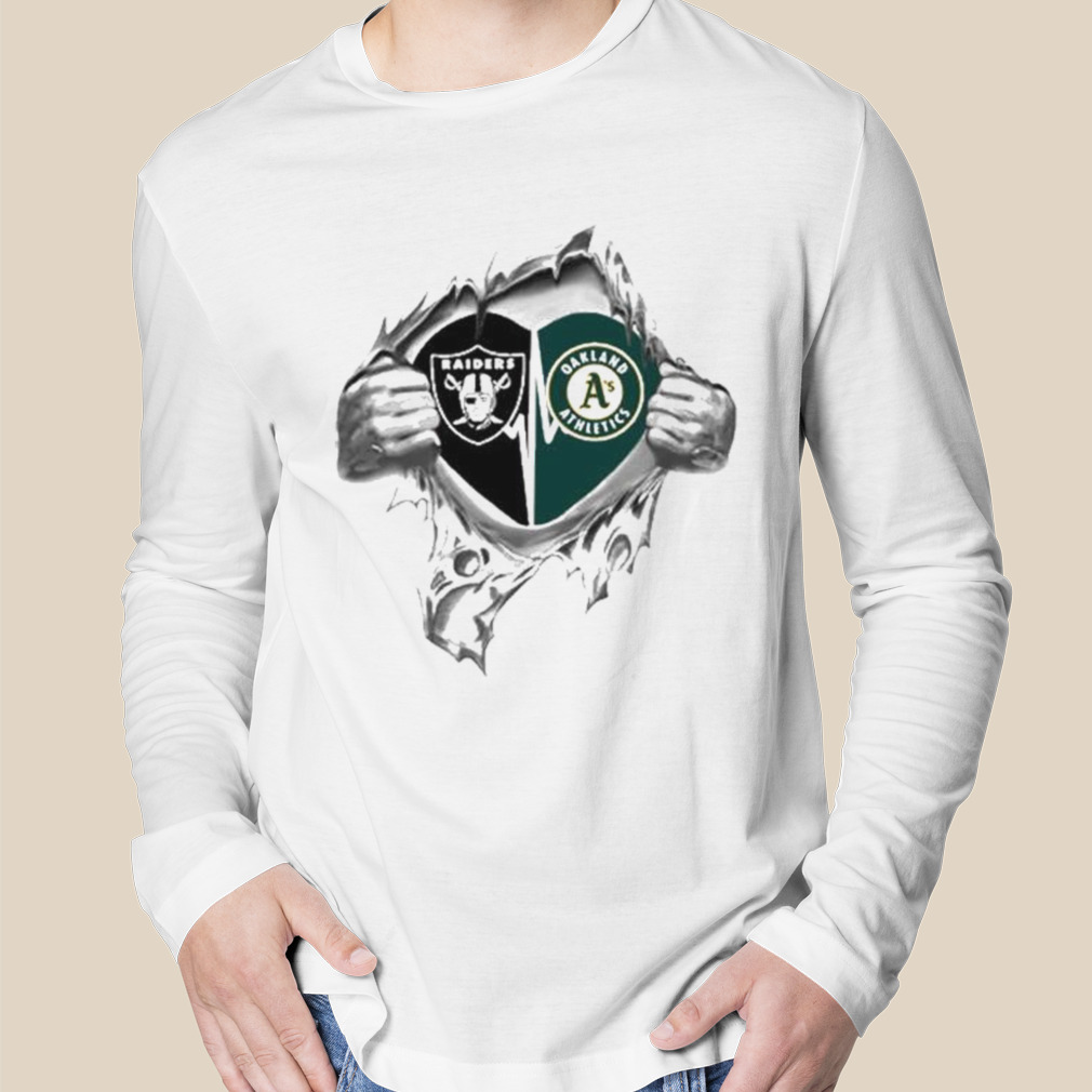 Blood Inside Me Las Vegas Raiders And Oakland Athletics 2023 shirt