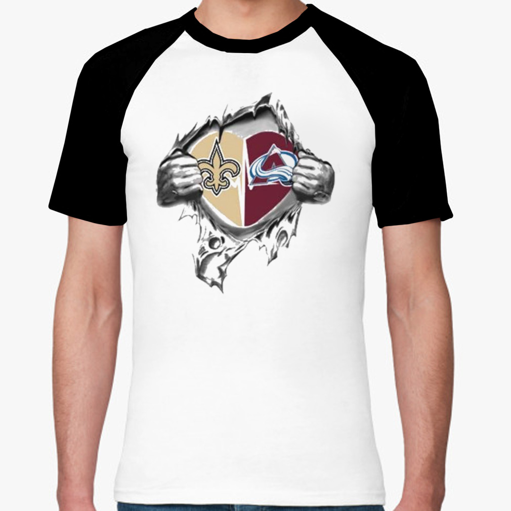 Blood Inside Me New Orlean Saints And Colorado Avalanche 2023 Shirt -  Peanutstee