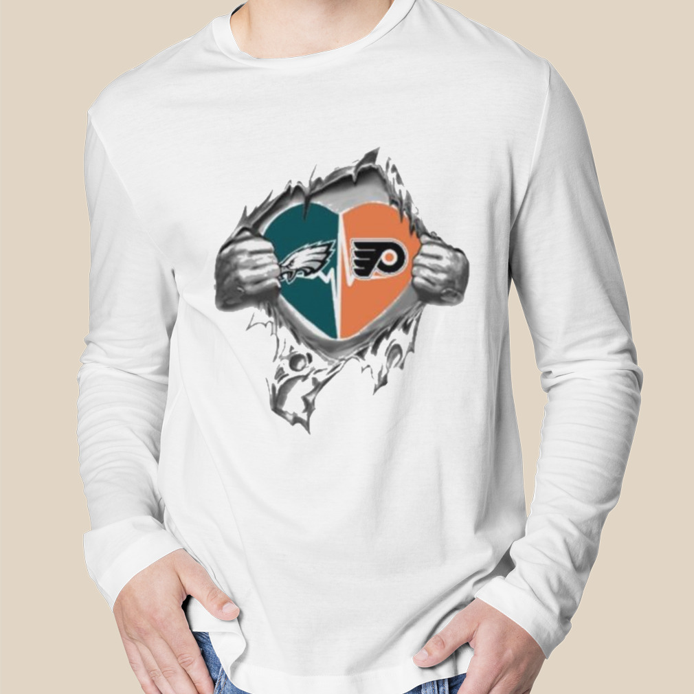 Blood Inside Me Superman Philadelphia Eagles Shirt - Teespix