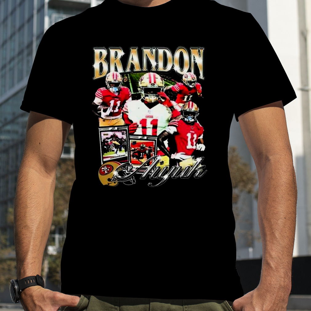 Brandon Aiyuk San Francisco 49ers Style 90s Football Vintage T-shirt