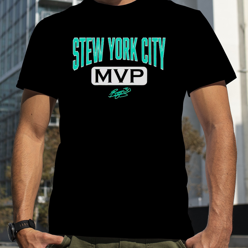 Breanna Stewart stew york city MVP signature shirt