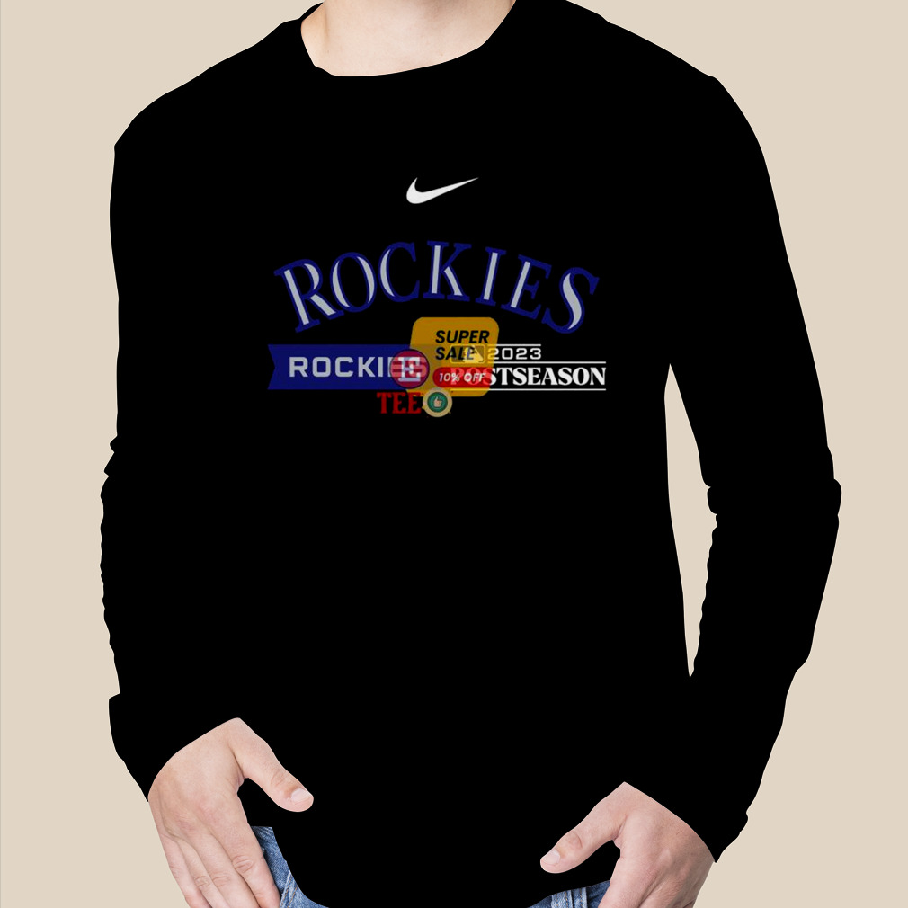 Colorado Rockies Nike 2023 Postseason Shirt - Peanutstee