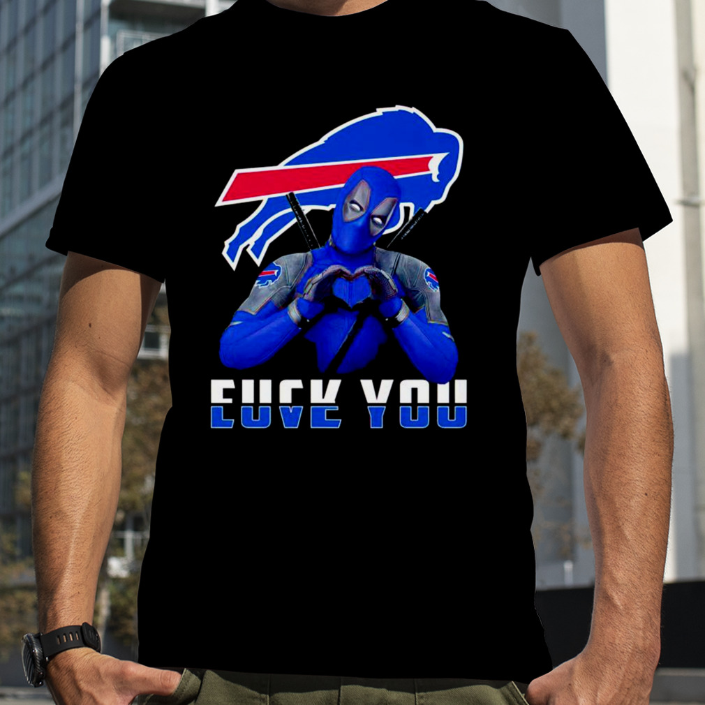 Deadpool Buffalo Bills love you shirt