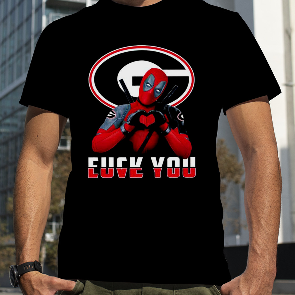 Deadpool Georgia Bulldogs love you shirt