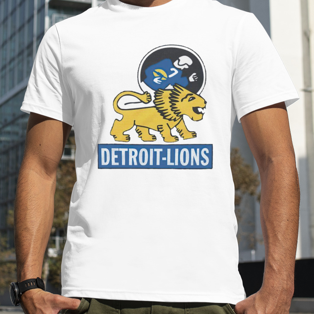 Detroit Lions Classic Logo T-Shirt - Mens