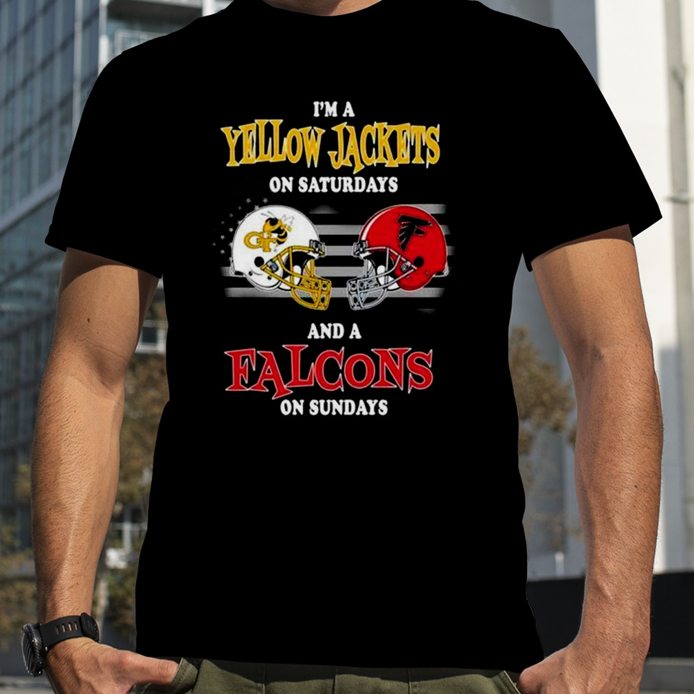 I’m A Georgia Tech Yellow Jackets On Saturdays And A Atlanta Falcons On Sundays 2023 shirt