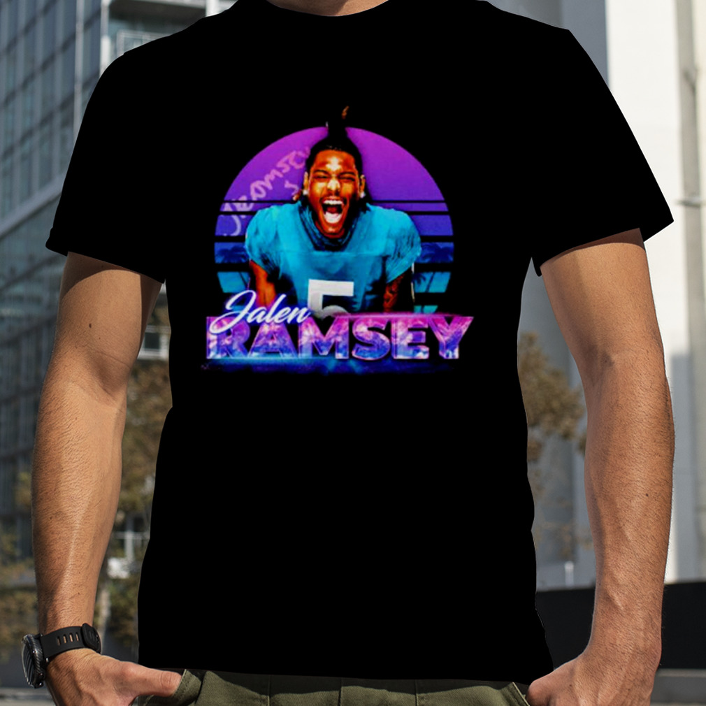 Jalen Ramsey Men's Long Sleeve T-Shirt, Miami Football Men's Long Sleeve T- Shirt