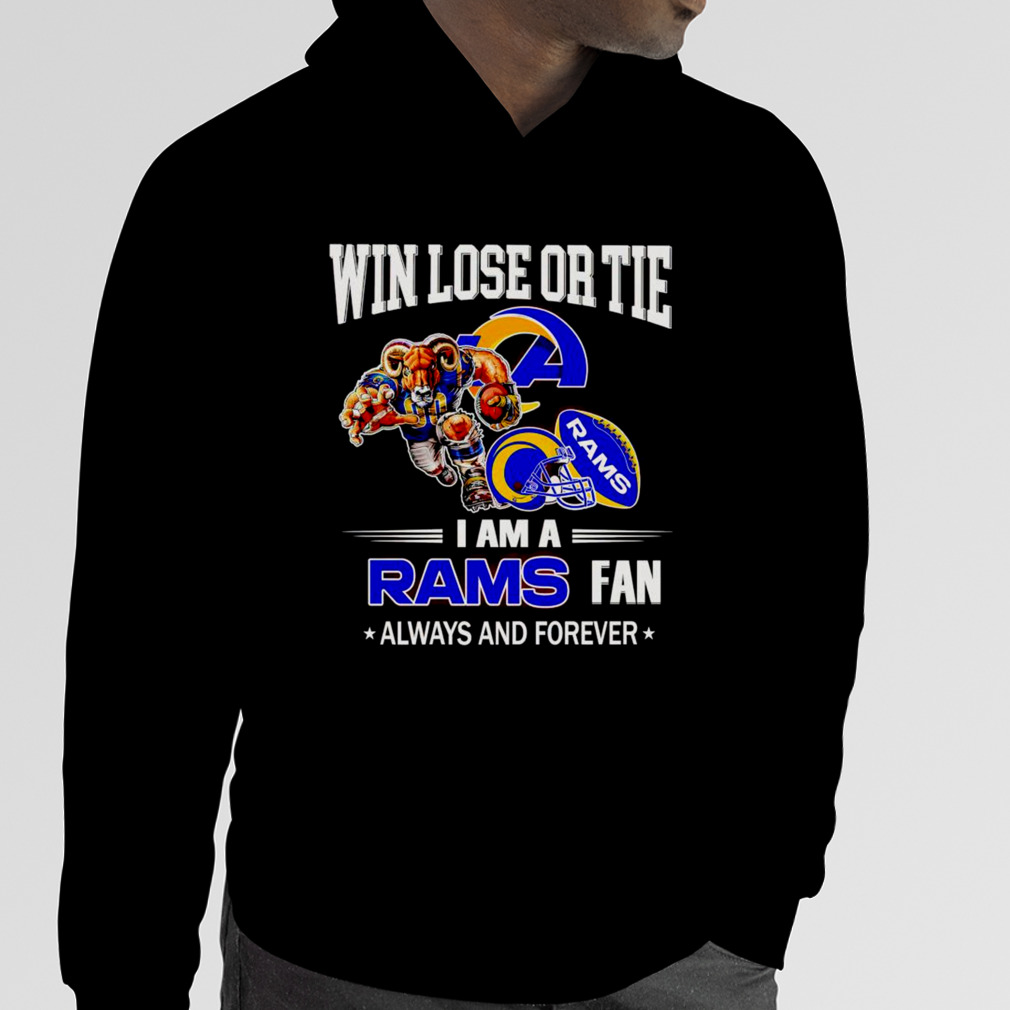 Damn Right I Am A Los Angeles Rams Fan Win Or Lose Shirt