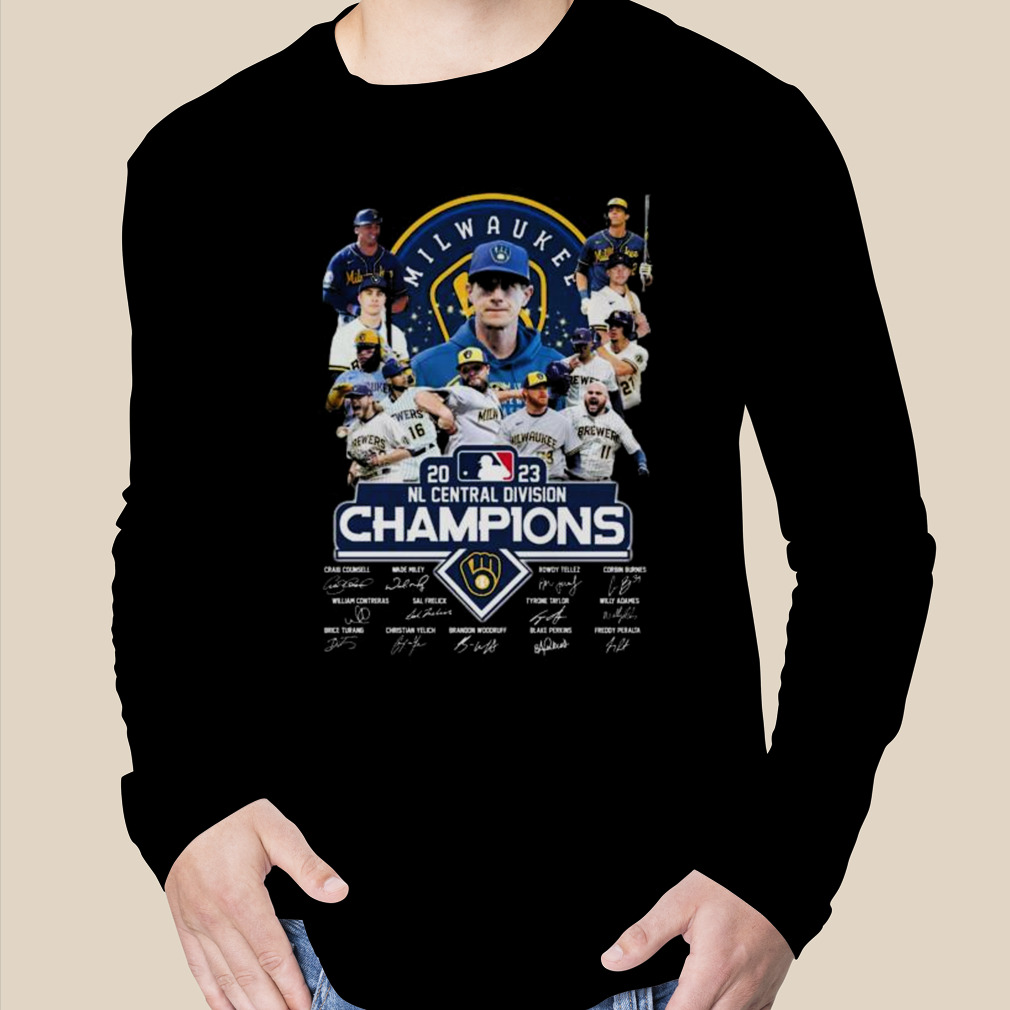 MLB NL Central Division 2023 Champions Milwaukee Brewers Shirt, hoodie,  longsleeve, sweater