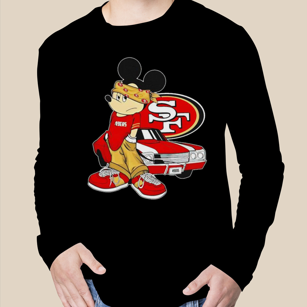 San Francisco 49Ers Mickey Mouse Hawaiian Shirt, 49Ers Logo Red Hawaiian  Shirt, Gifts For Disney and NFL Fan - The best gifts are made with Love