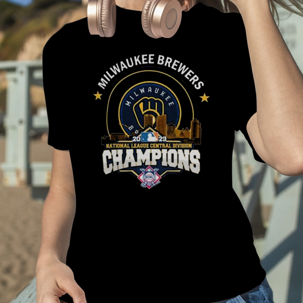 Milwaukee Brewers 2023 Nl Central Division Champions Skyline Shirt