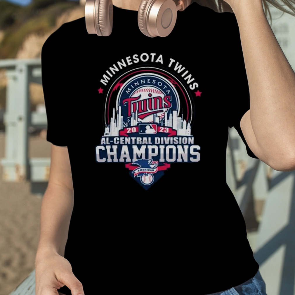 Skyline city 2023 AL Central Division Champions Minnesota Twins shirt -  Limotees