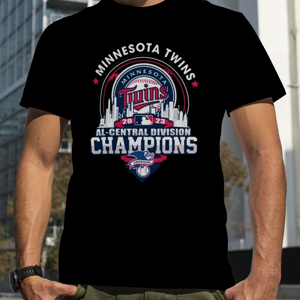 Skyline city 2023 AL Central Division Champions Minnesota Twins shirt -  Limotees