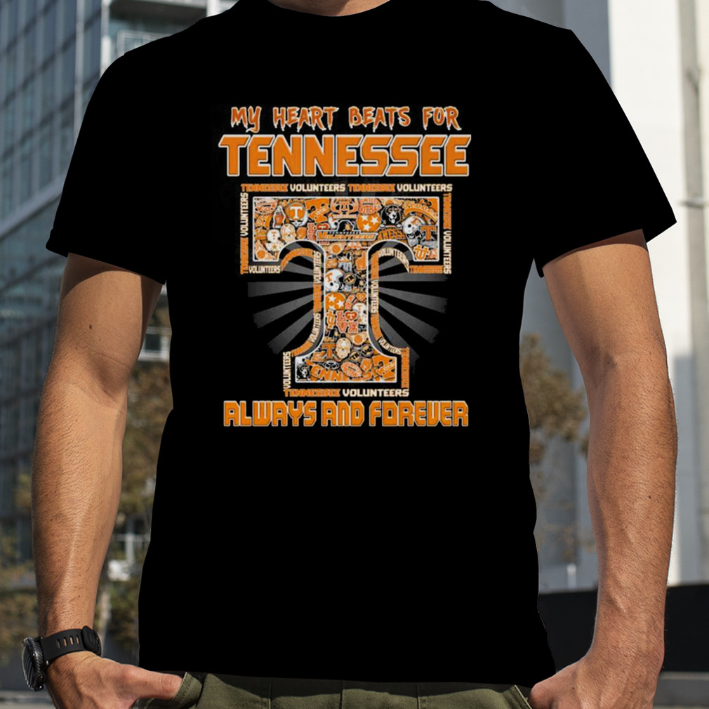 My Heart Beats For Tennessee Always And Forever T Shirt