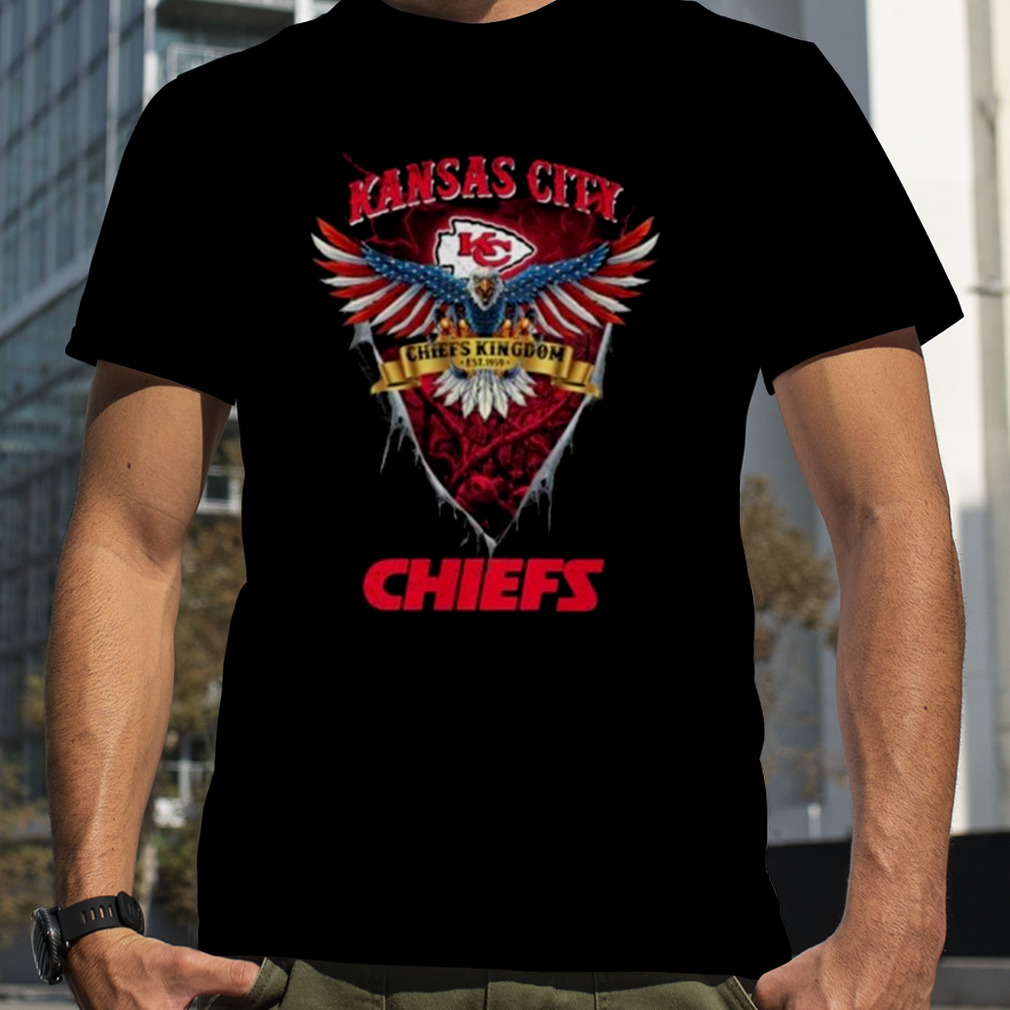 NFL US Eagle Chiefs Kingdom Kansas City Chiefs T-Shirt