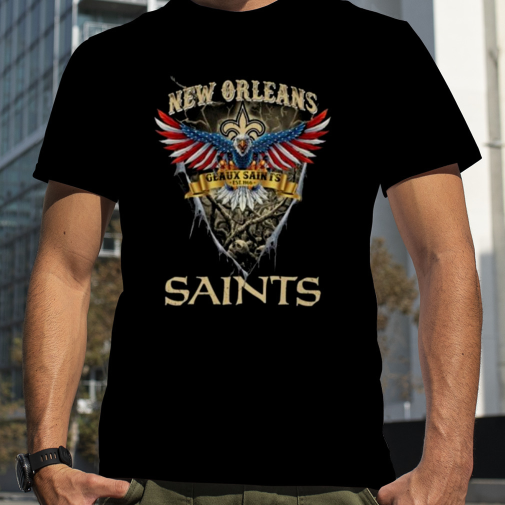 NFL US Eagle Geaux Saints New Orleans Saints T-Shirt