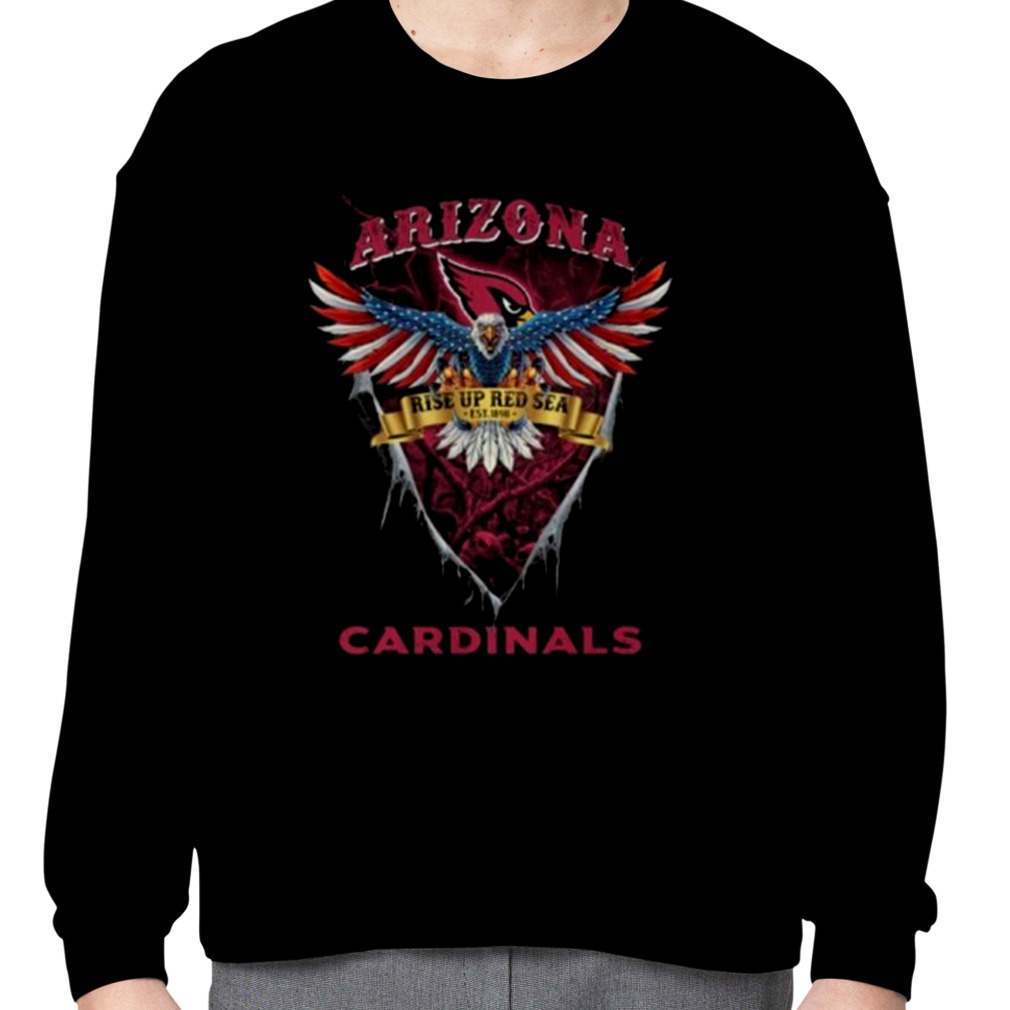 Vintage Arizona Cardinals Shirt Rise Up Red Sea Arizona Cardinals