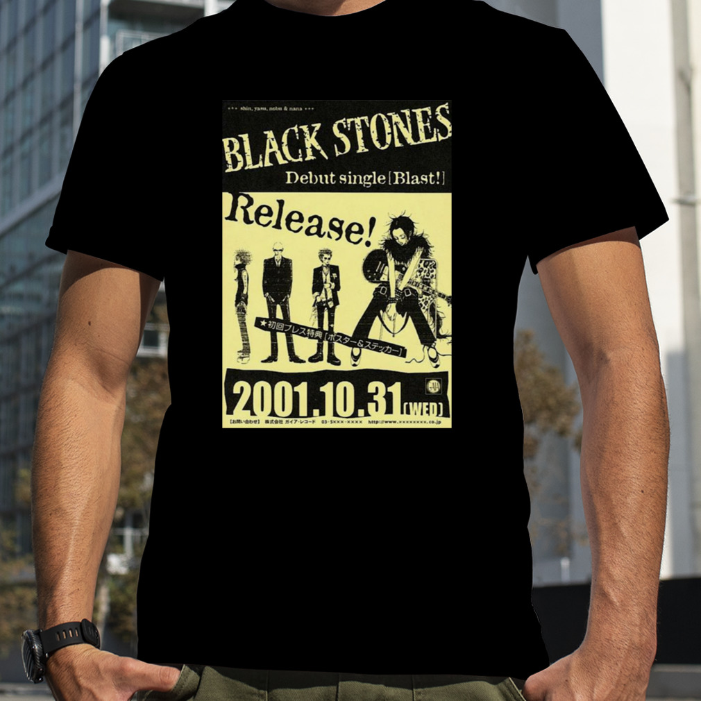 Nana The Black Stones Band Spread Gig shirt