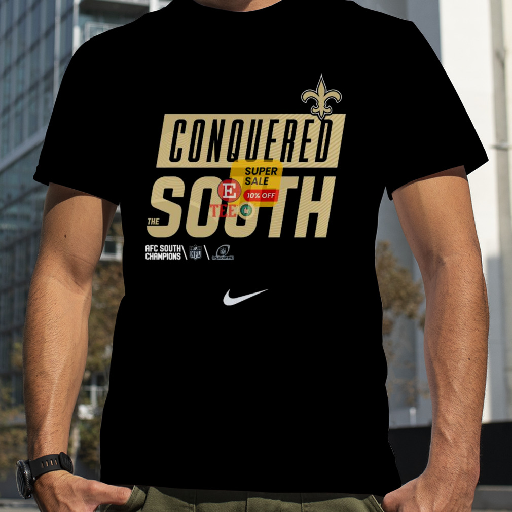 New Orleans Saints Conquered the South NFL 2023 playoff shirt