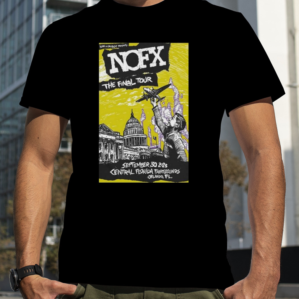 Nofx The Final Tour Central Florida Fairgrounds Orlando, Fl September 30, 2023 T-shirt