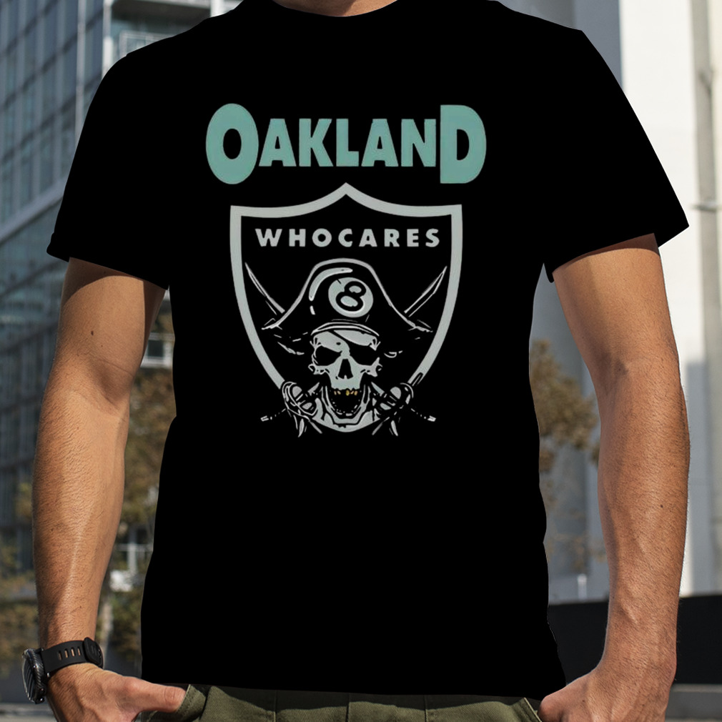 Oakland Who Care Pirate T-Shirt