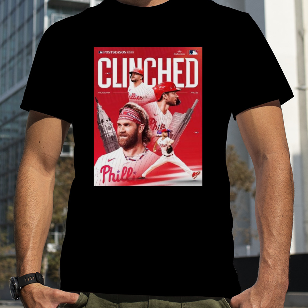Philadelphia Phillies Postseason Clinched 2023 Take October T-shirt