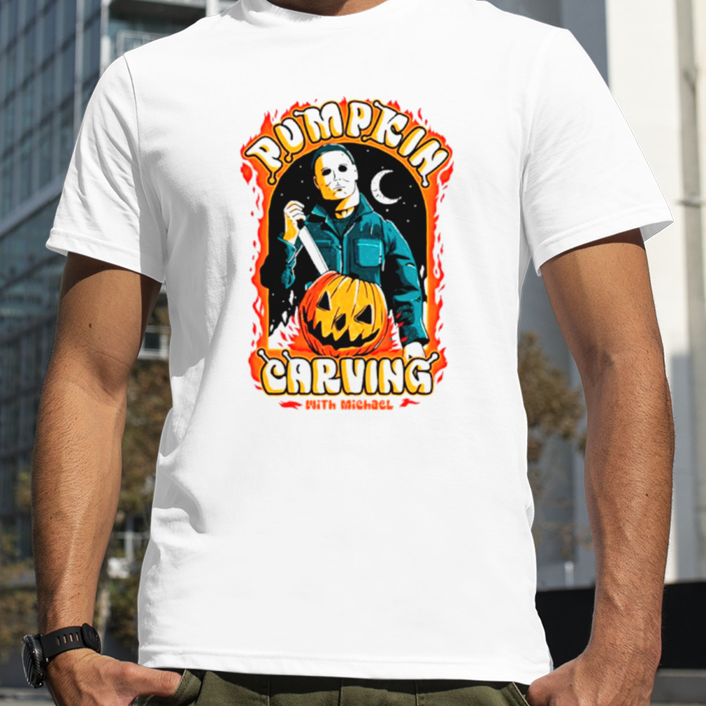 Pumpkin Carving With Michael Halloween shirt