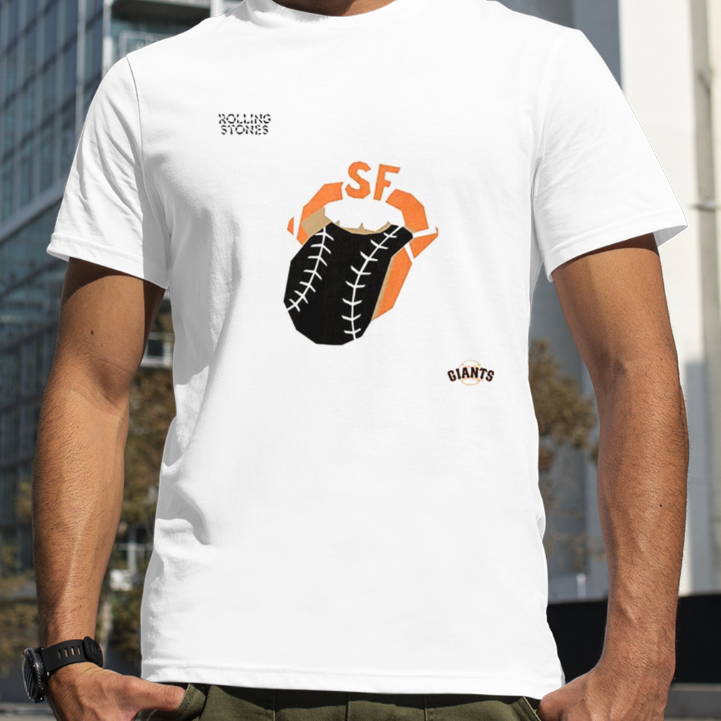 The Rolling Stones x San Francisco Giants MLB Hackey Diamonds Limited Edition Vinyl Collection Collab T-Shirt