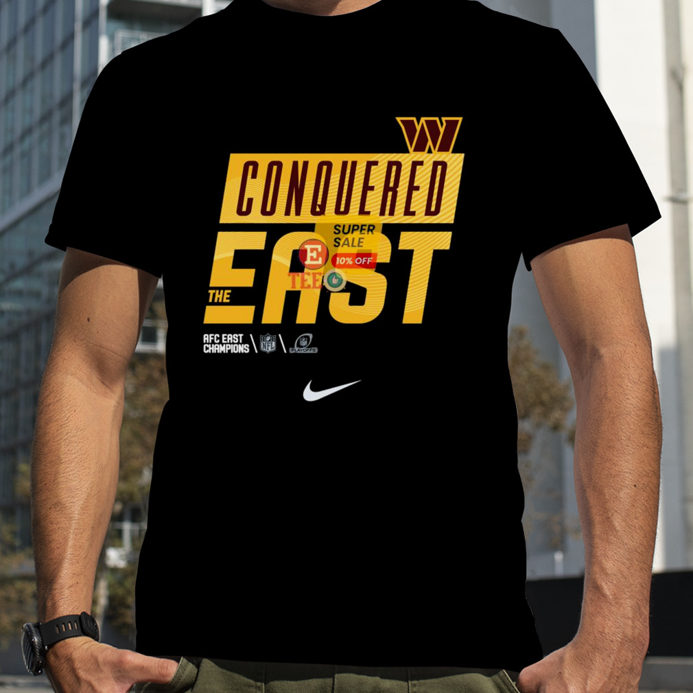 Official Washington Commanders Conquered The East Shirt, hoodie