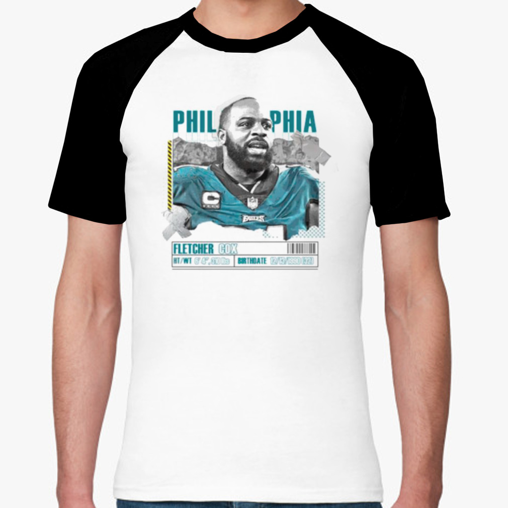 Fletcher Cox Football Paper Poster Eagles Shirt