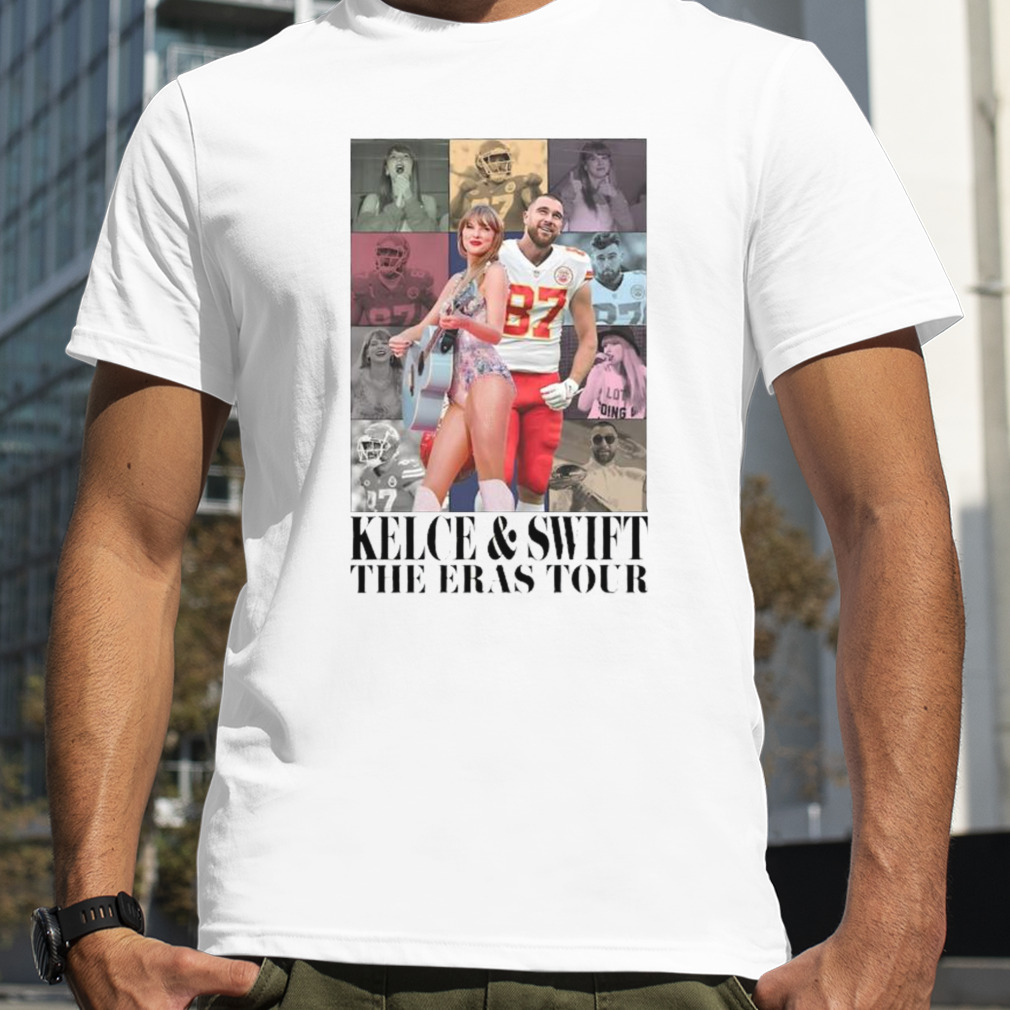 Kansas City Chiefs Kelce & Taylor The Eras Tour Shirt