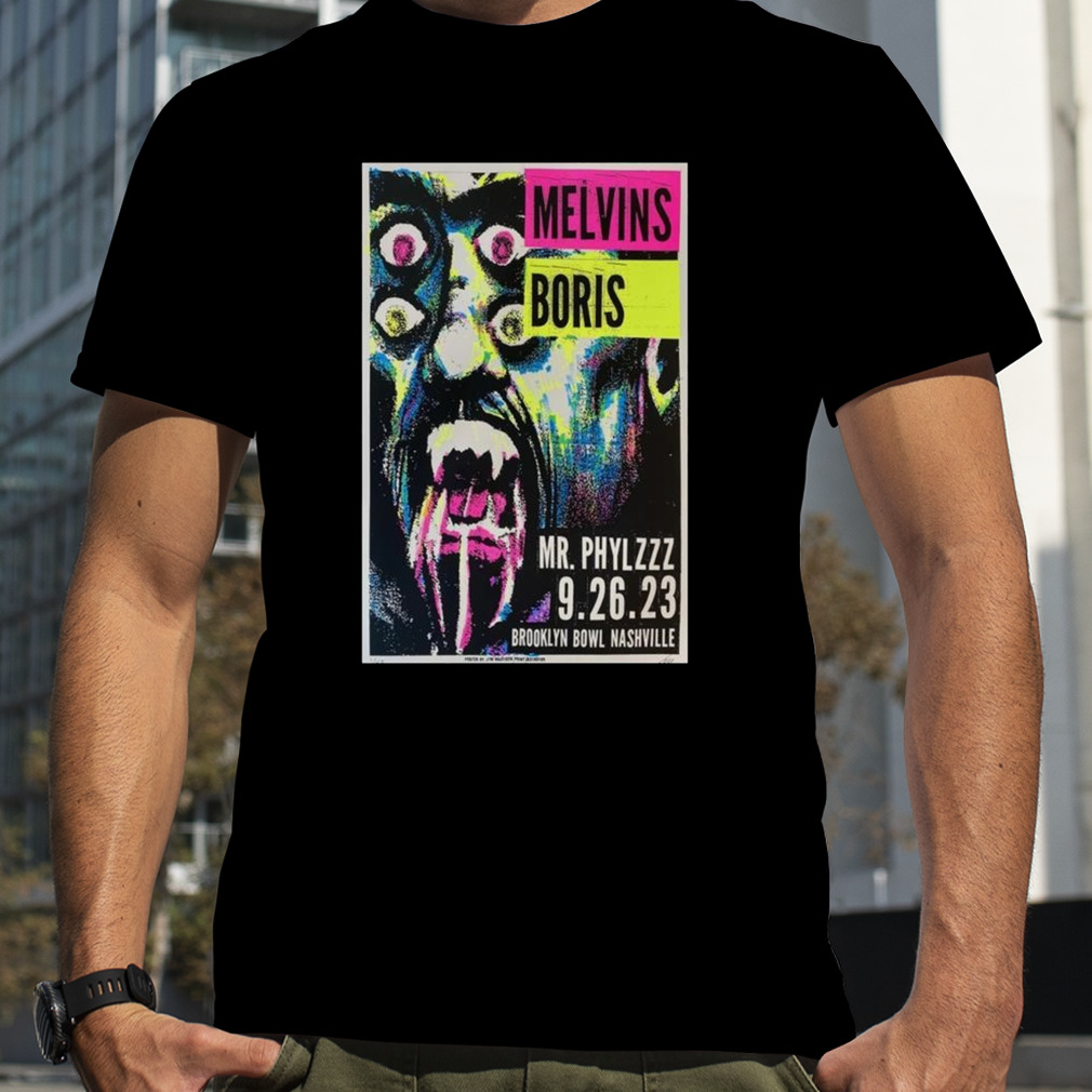 Melvins And Boris Brooklyn Bowl Nashville Tn Sept 26 2023 T-shirt