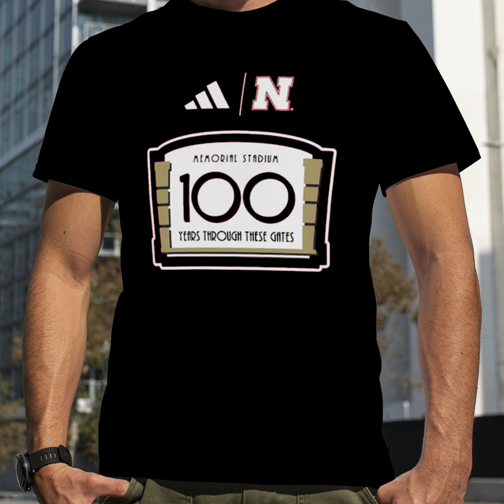Adidas Scarlet Nebraska Huskers Memorial Stadium 100th Anniversary Sideline Strategy Fresh T-shirt